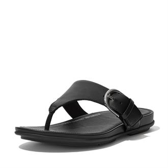 FITFLOP Zwart teenslipper gesp