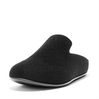 FITFLOP Zwart vilt pantoffel