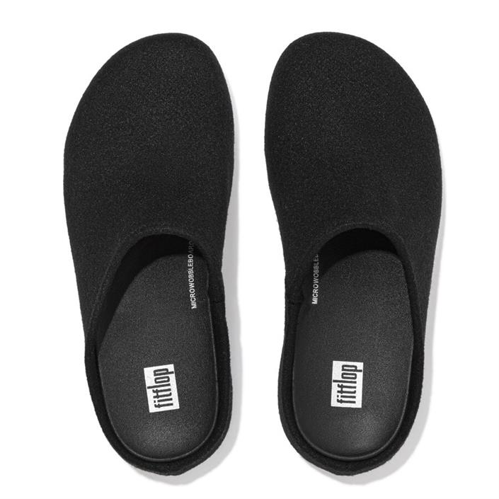 fitflop-zwart-vilt-pantoffel