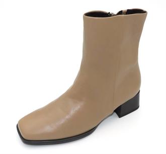GABOR Beige enkellaarsje op hak