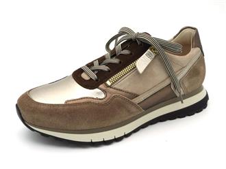GABOR Beige veterschoen+rits