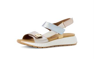 GABOR Champagne velcro sandaal