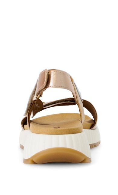 gabor-champagne-velcro-sandaal