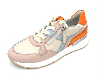 GABOR Creme/oranje sneaker