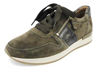 GABOR Kaki sneaker dubbele rits