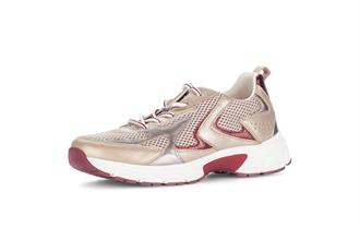 GABOR Mesh sneaker beige+rood