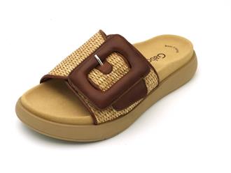 GABOR Raffia velcro slipper +gesp