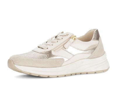 GABOR Sneaker k creme rits