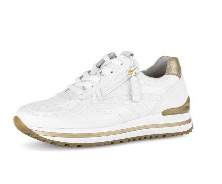 GABOR Twist sneaker wit champagne
