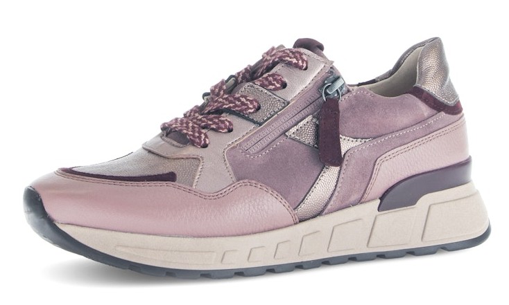 GABOR Vieux rose sneaker+rits