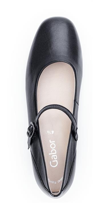 gabor-zwart-ballerina-met-riempje
