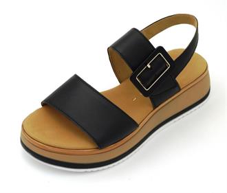 GABOR Zwart velcro sandaal