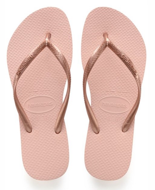 fluctueren affix Woordvoerder HAVAIANAS Rose gold teenslipper