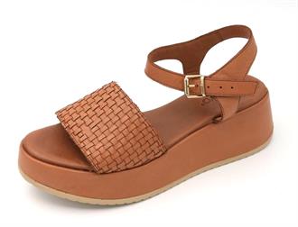INUOVO Cognac traisse sandaal