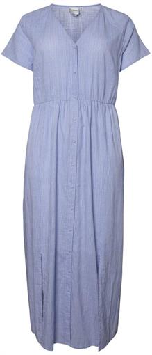 JUNAROSE Blue stripey maxi dress