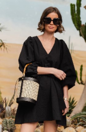 LES JUMELLES Bibi seersucjer dress