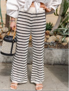 LES JUMELLES Billy crochet pants
