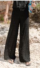 LES JUMELLES Millie crochet trousers