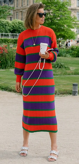 LES JUMELLES Orea knitted dress