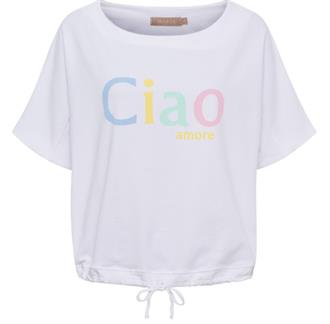 MARTA Wit t-shirt ciao