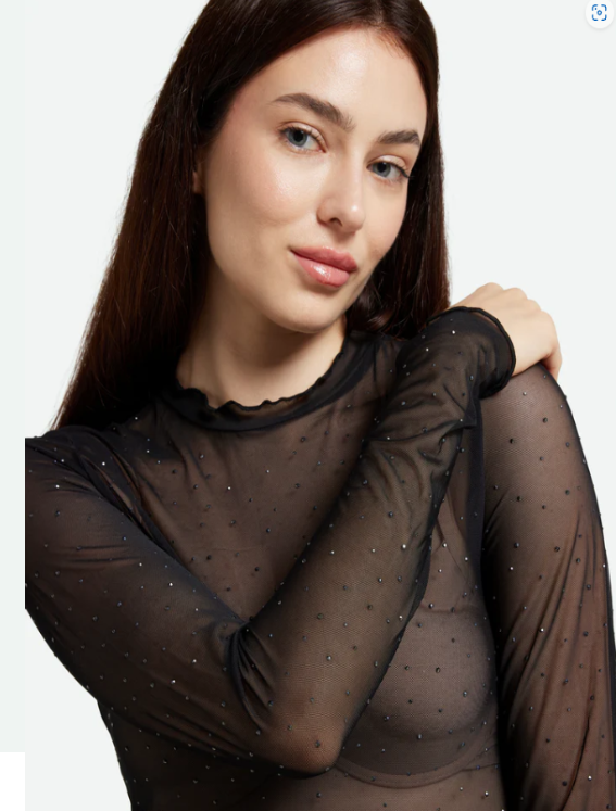 MOVES Markhild tulle strass