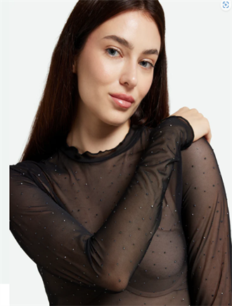 MOVES Markhild tulle strass