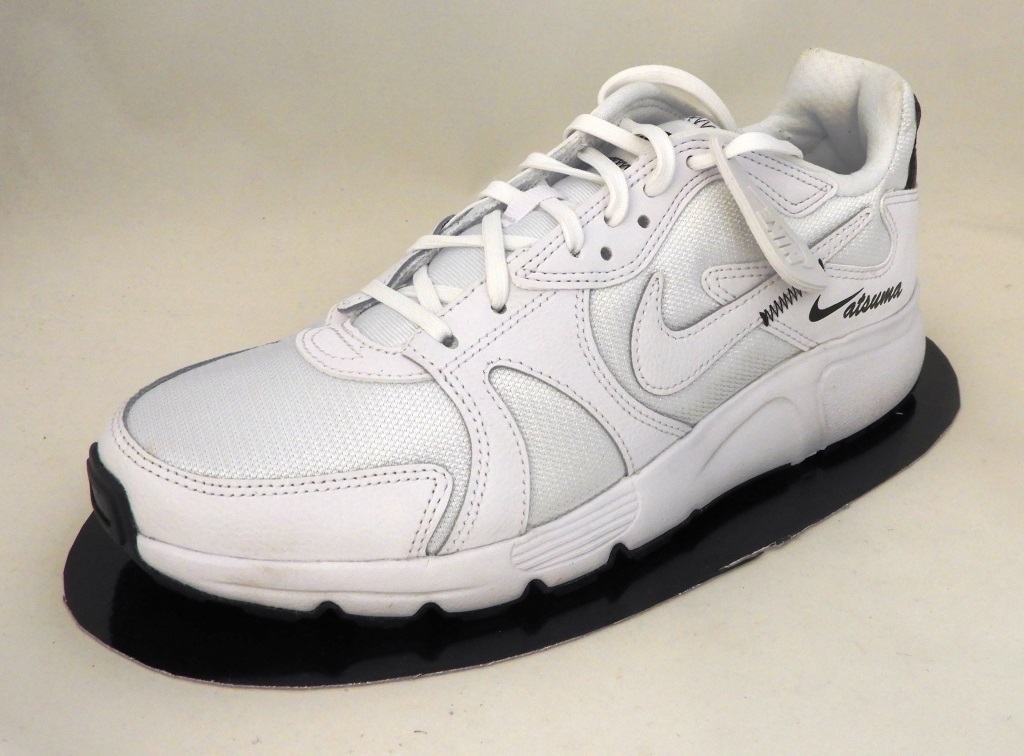 chunky white nike sneakers