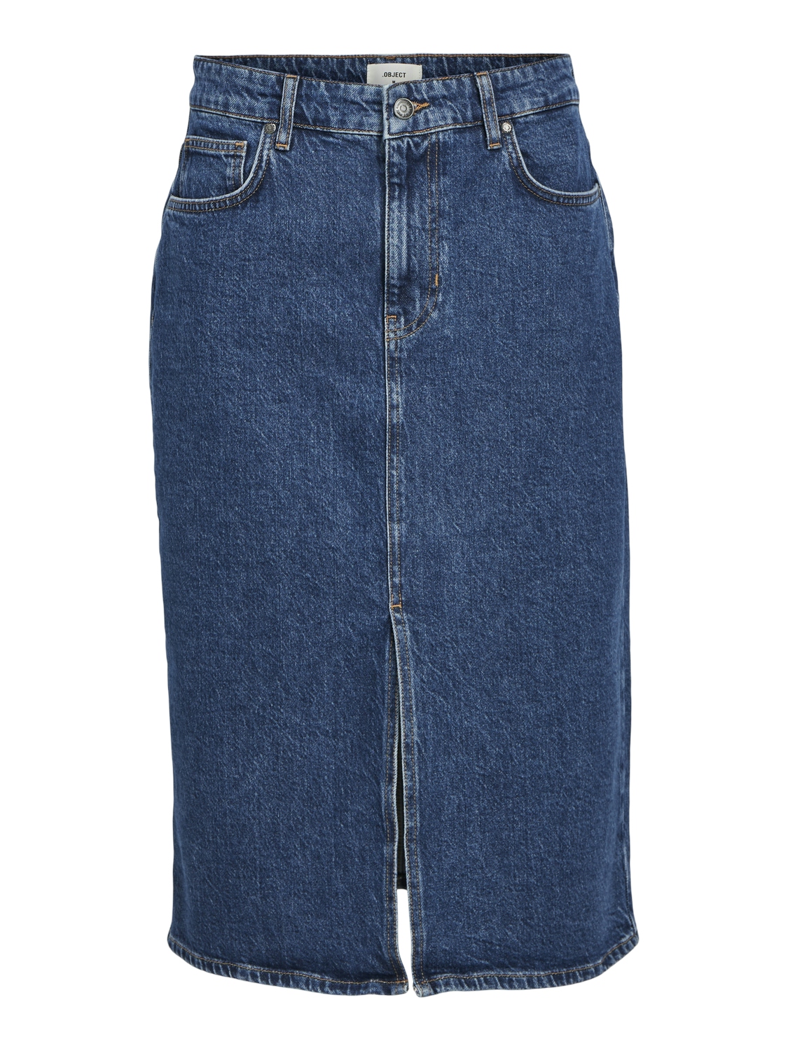 OBJECT Ellen midi denim skirt