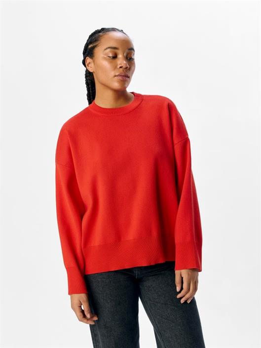 object-elly-o-neck-knit