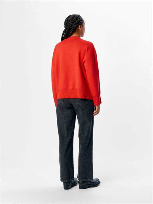 object-elly-o-neck-knit