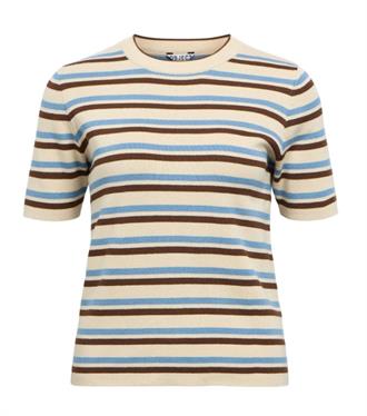 OBJECT Ester pullover blauw/bruin
