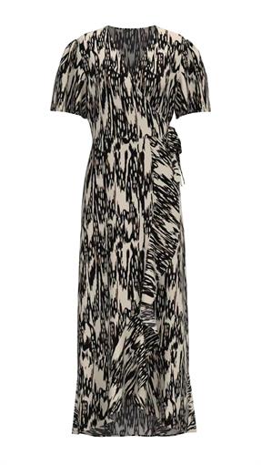 OBJECT Fanja papaya wrap dress