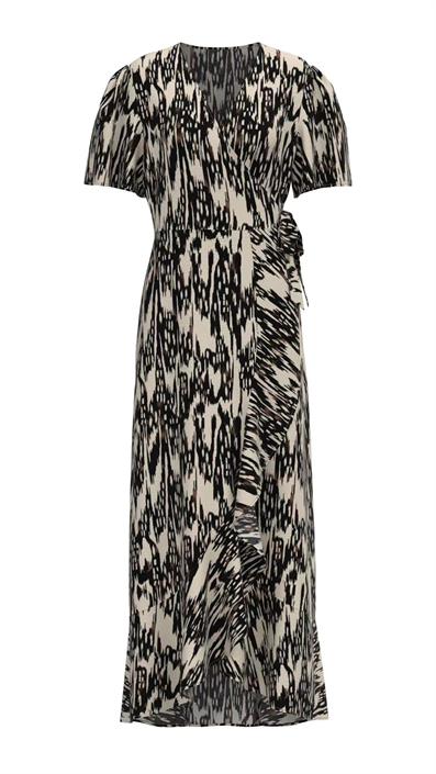 object-fanja-papaya-wrap-dress