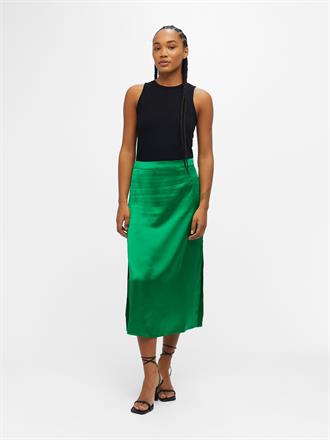 OBJECT Naya sateen midi skirt
