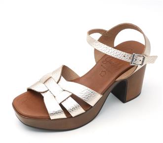 OHMYSANDALS Champagne hermes sand.op hak