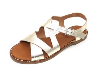 OHMYSANDALS Champagne sandaal plat