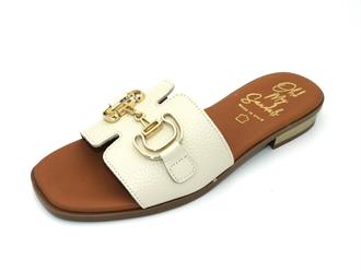 OHMYSANDALS Ecru slipper bitje