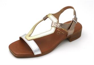 OHMYSANDALS Metallic sandaal