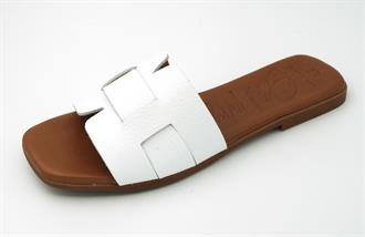 OHMYSANDALS Wit hermes slipper