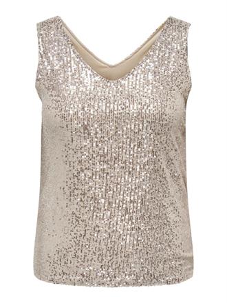 ONLY CARMA Ana v-neck sequins top