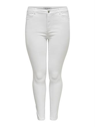 ONLY CARMA White skinny jeans