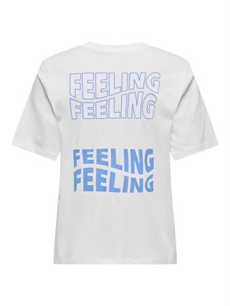 ONLY Mils tee feeling good