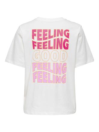 ONLY Mils tee feeling good