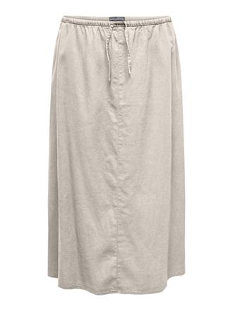 ONLYCARMA Caro linen skirt