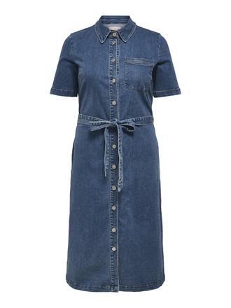 ONLYCARMA Lana long belt denim dress