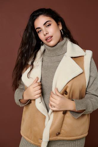 ONLYCARMA Rosalique bonded waistcoat