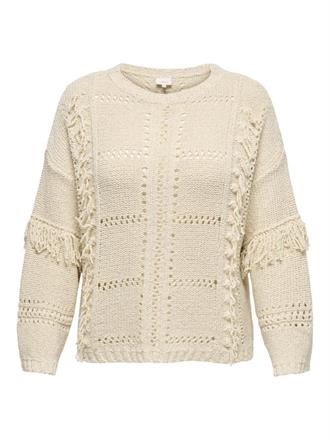 ONLYCARMA Ysra fringle o-neck knit