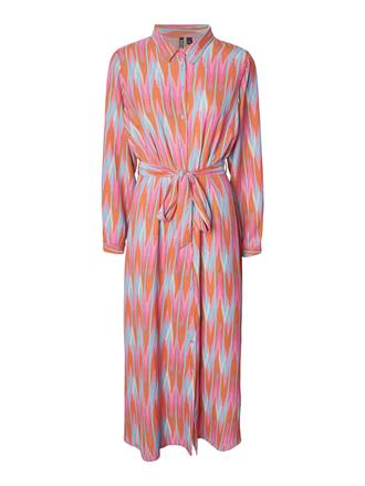 PIECES Ashley midi shirt dress