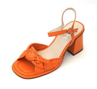 REGARDE CIEL Oranje sandaal hak