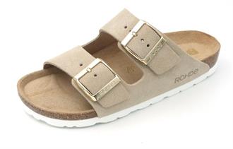 ROHDE Beige 2 band slipper